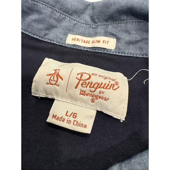 Original Penguin Men's Rugby Stripe Polo Shirt - Picture 4 of 9